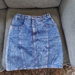 Vintage denim skirt | 4